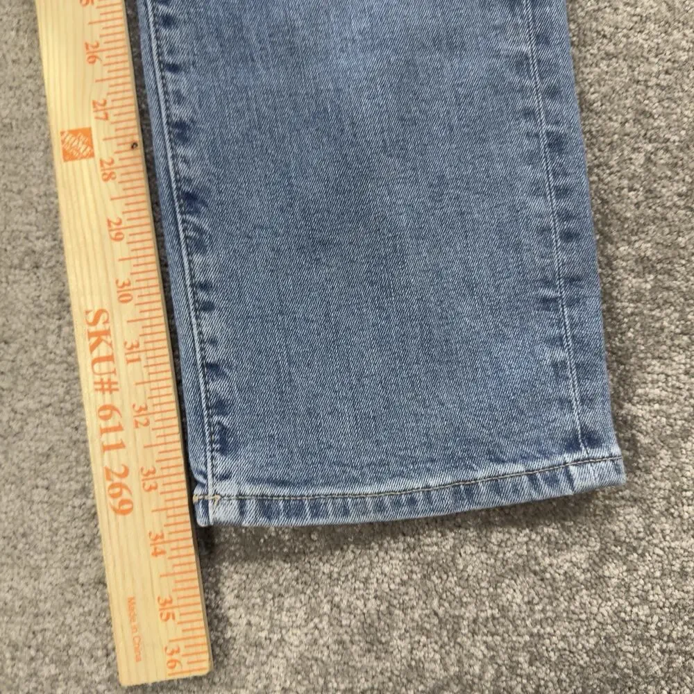 J.Crew‎ Mens Slim Signature Flex Jeans Light Wash Denim Blue 34x34 Stretch NWT